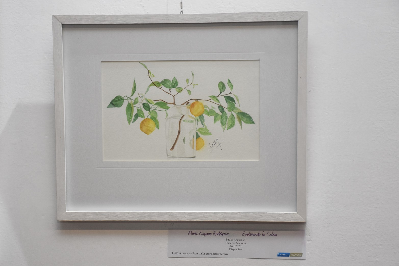 Muestra de María Eugenia Rodríguez en UTN