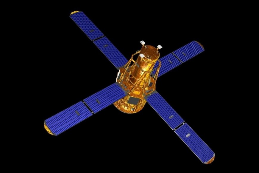 El satélite RHESSI. Crédito: NASA