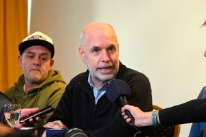 El Jefe de Gobierno porteño y precandidato a presidente visitó  Rosario este viernes.