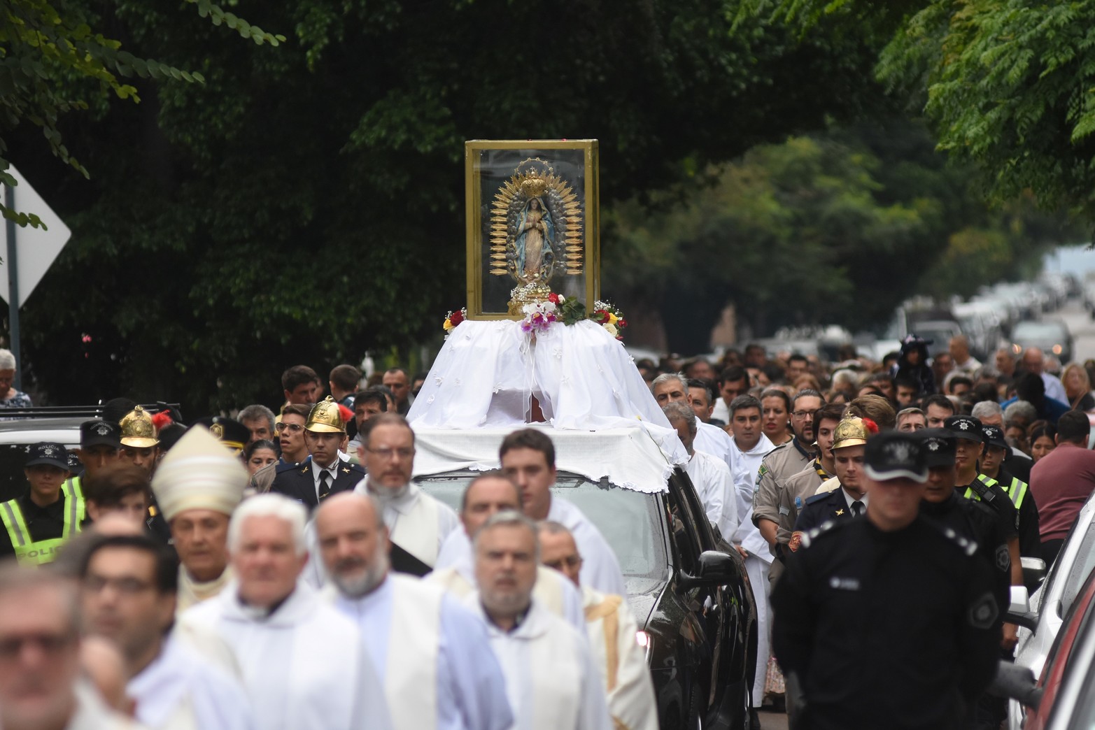 Gran cantidad de fieles participó durante sábado y domingo de la festividad católica.