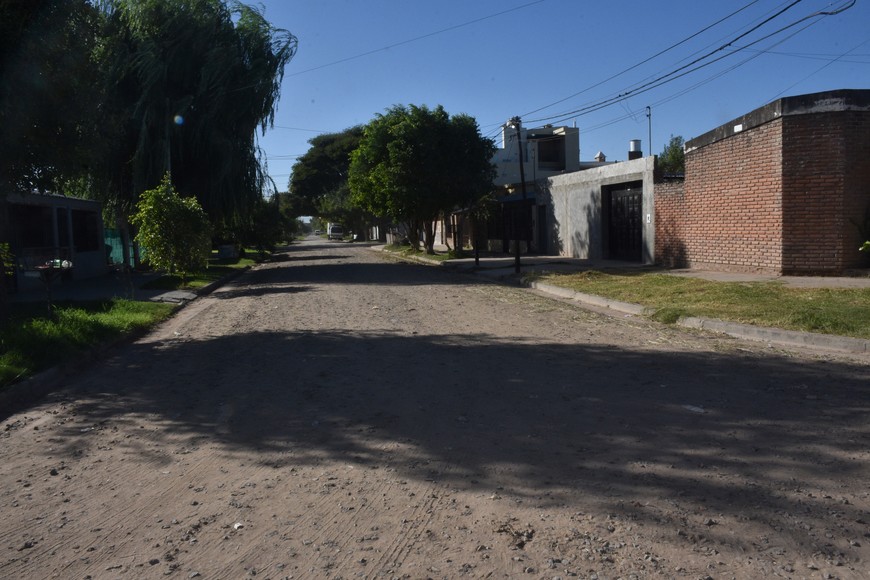 La Pampa a la altura de 5200 es la calle que espera por la mejora. Crédito: Flavio Raina