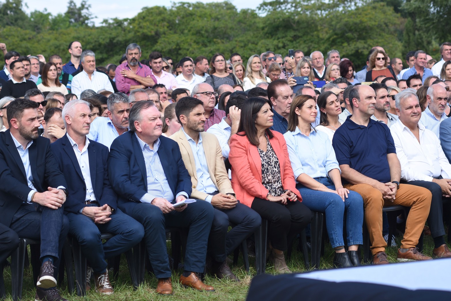 También se presentó un anexo con los ejes centrales en torno de los cuales se organizarían las principales políticas de un eventual gobierno. Foto: Mauricio Garín
