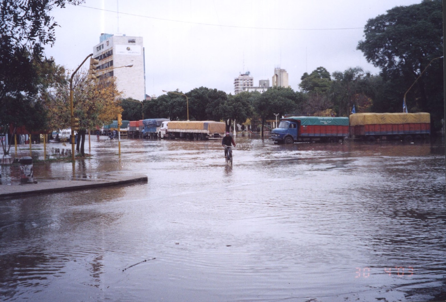 Avenida Alem y Tucumán.