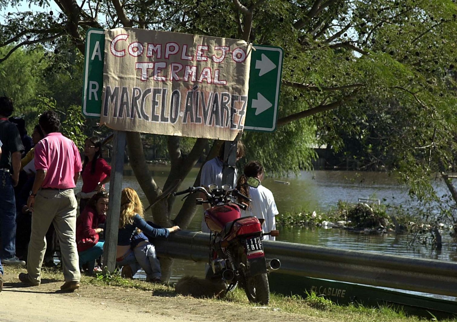 Mensaje para el intendente Marcelo Alvarez quien negó que la ciudad se inundaría.