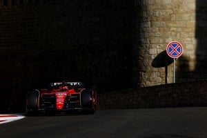 Formula One F1 - Azerbaijan Grand Prix - Baku City Circuit, Baku, Azerbaijan - April 28, 2023
Ferrari's Charles Leclerc during qualifying REUTERS/Lisi Niesner