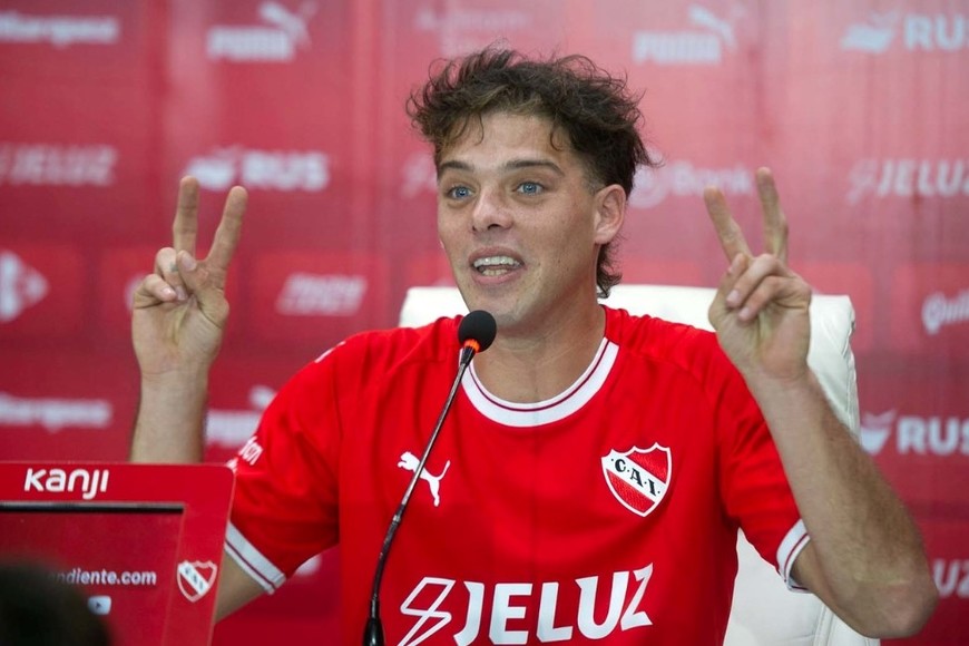 Santiago Maratea en la presentación de la colecta. Crédito: Lara Sartor / Télam