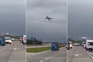 Pese al riesgo, destacaron la maniobra del piloto.