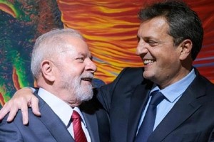 Lula da Silva y Sergio Massa. Crédito: Télam