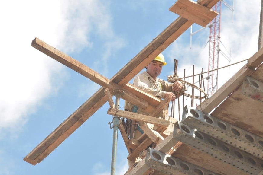 El aumento del empleo en construcción fue de un 12.5 % interanual. Crédito: Guillermo Di Salvatore