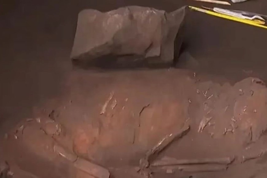 Los exámenes iniciales sugieren que el esqueleto tiene entre 11.700 y 11.900 años,