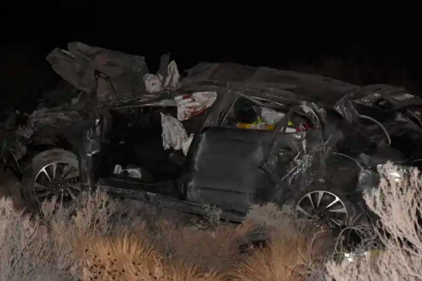 Santafesino murió en un vuelco en Rio Negro