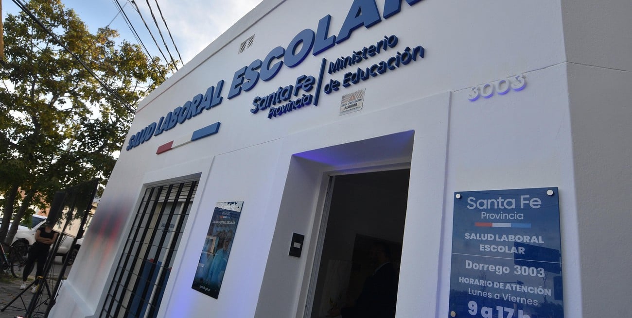 Inauguraron una sede de Salud Laboral Escolar en la ciudad de Santa Fe 