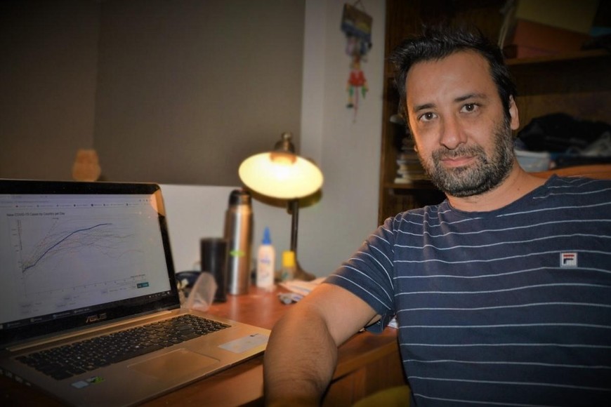 El investigador del Instituto de Ciencias Veterinarias del Litoral (ICIVET Litoral, CONICET-UNL) y especialista en eco-epidemiología, Pablo Beldomenico, realizó su tesis doctoral en la Universidad de Liverpool (2004-2007), estudiando dinámicas de infección en poblaciones de un roedor silvestre. Archivo.