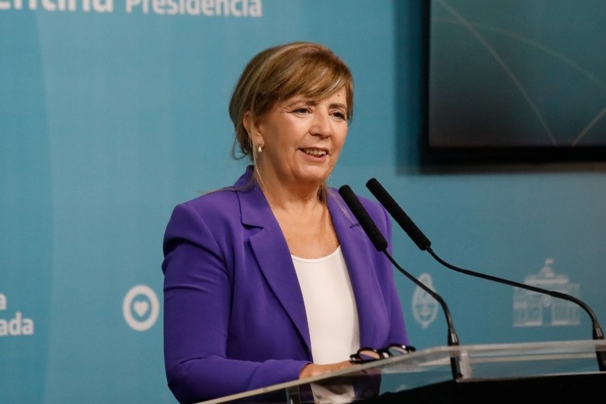 Gabriela Cerruti, portavoz de la Presidencia. Crédito: Télam