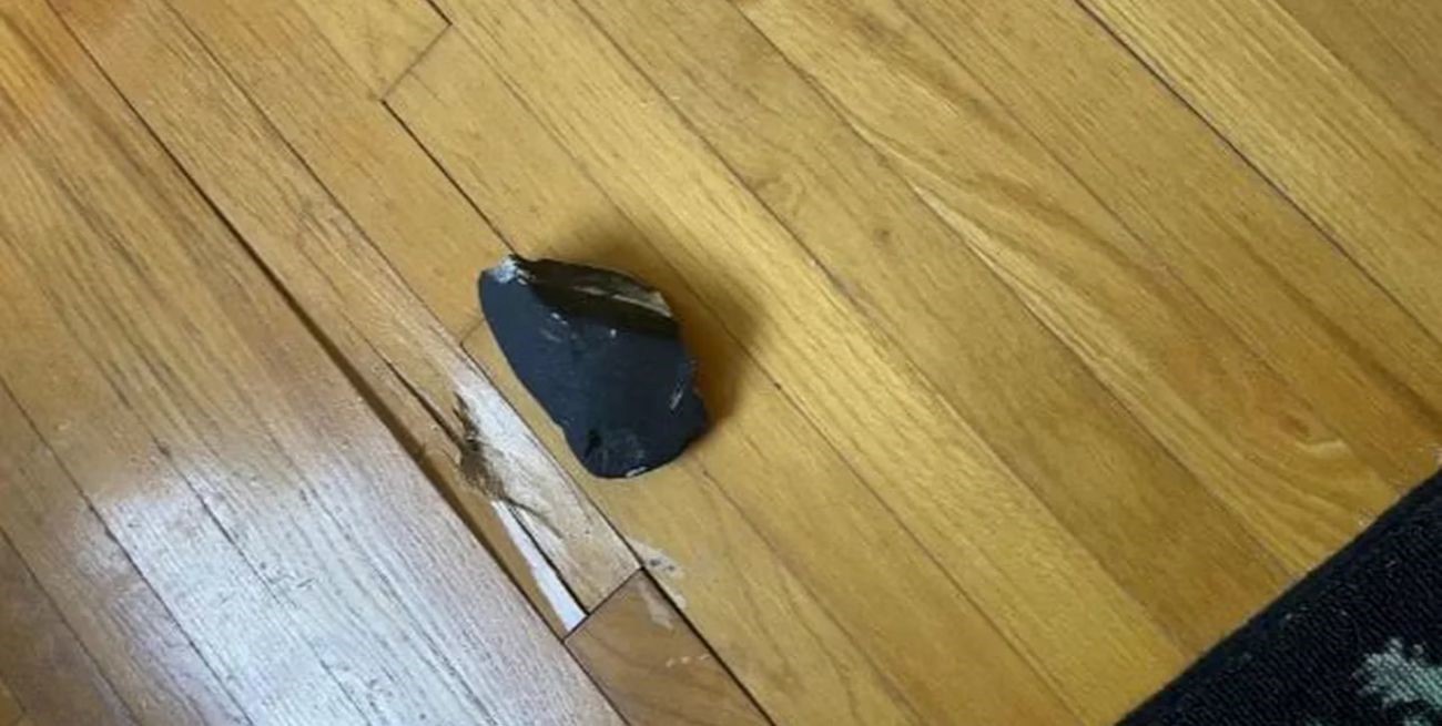 Un meteorito de 4000 millones de años cayó en el dormitorio de una casa