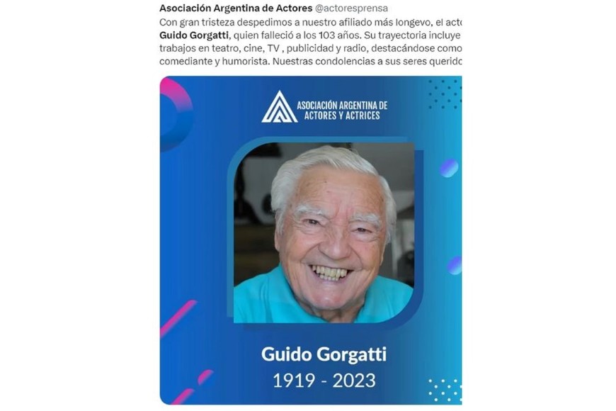 Comunicado de la Asociación de Actores