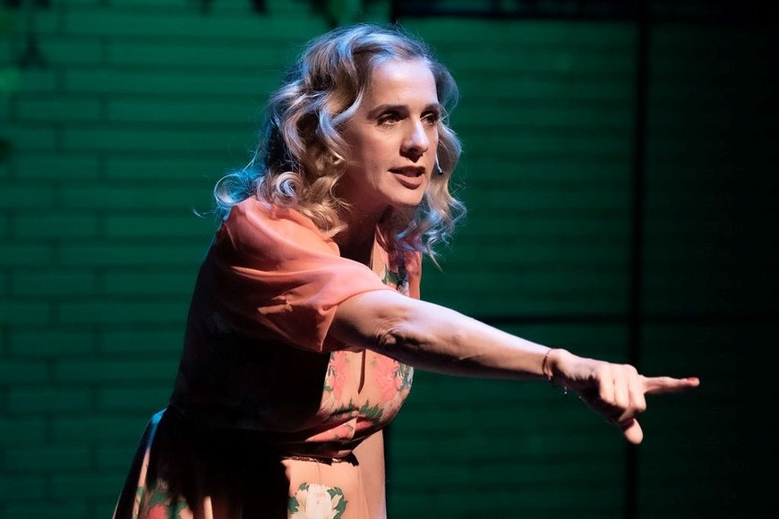 Viviana Puerta en la obra "Madres".