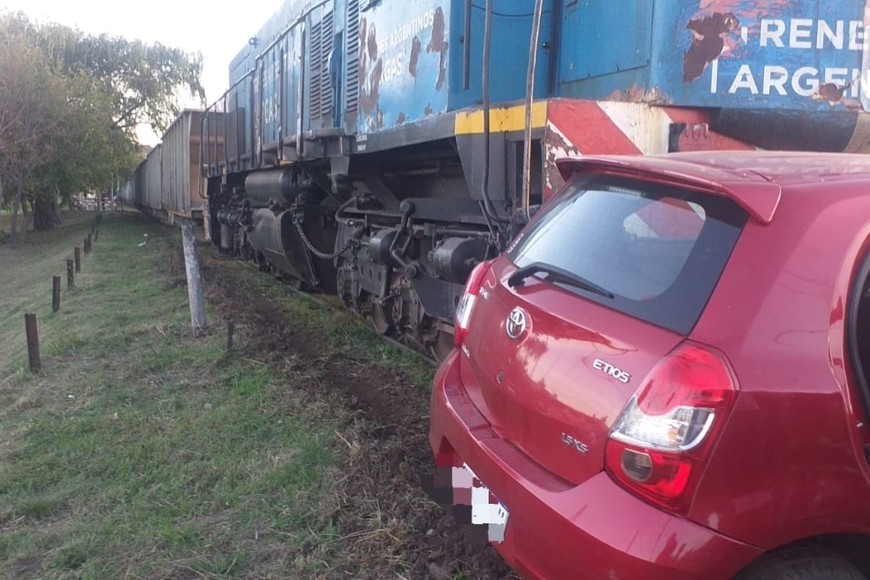 Brutal choque en Guadalupe Oeste.