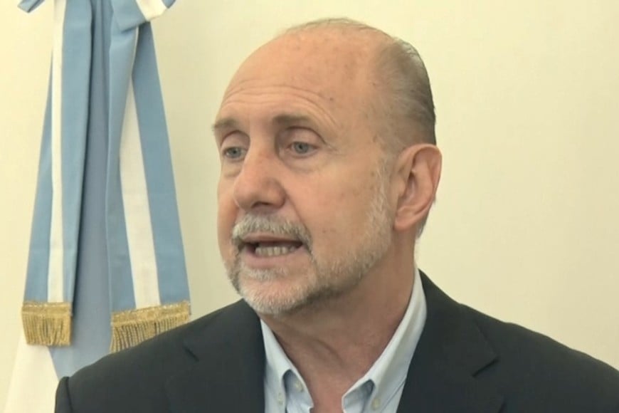 Omar Perotti. Crédito: Gobierno de la provincia de Santa Fe