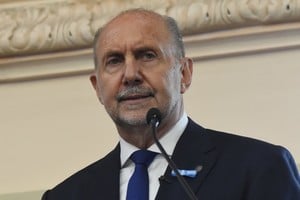 Omar Perotti, gobernador de la provincia de Santa Fe. Crédito: Mauricio Garín
