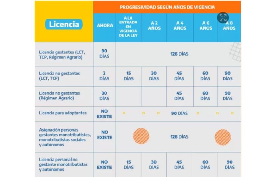 En el caso de las licencias especiales, se aplicarían los siguientes regímenes