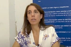 Dra. Cristina Ferraro, funcionaria del Ministerio Público de la Acusación.