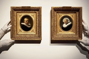 Los retratos, que datan de 1635, saldrán a la venta por Christie’s en Londres, el 6 de julio.  Foto: Casa de Subastas Christie’s