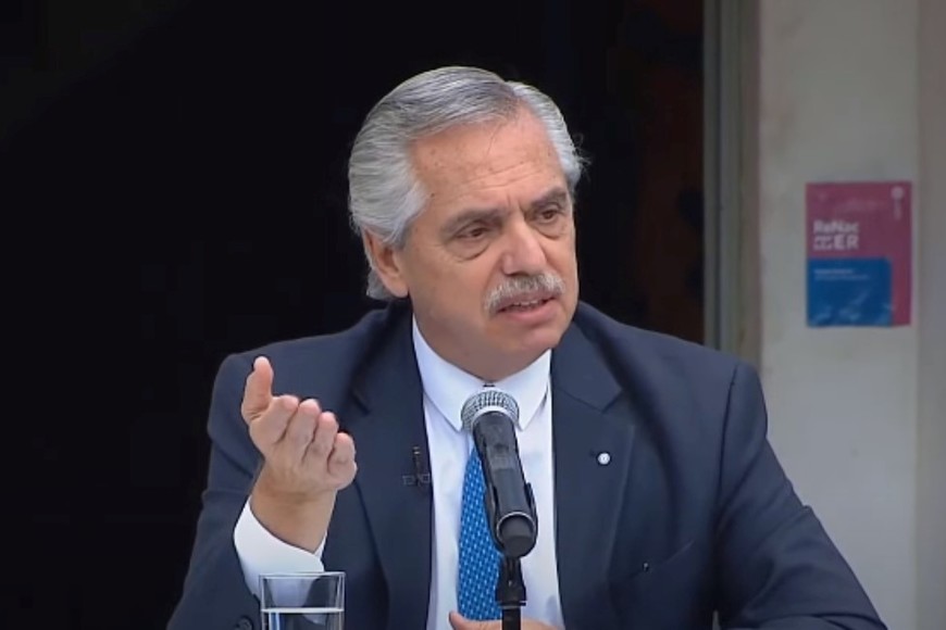 Alberto Fernández, presidente de la Nación. Crédito: Prensa Presidencia