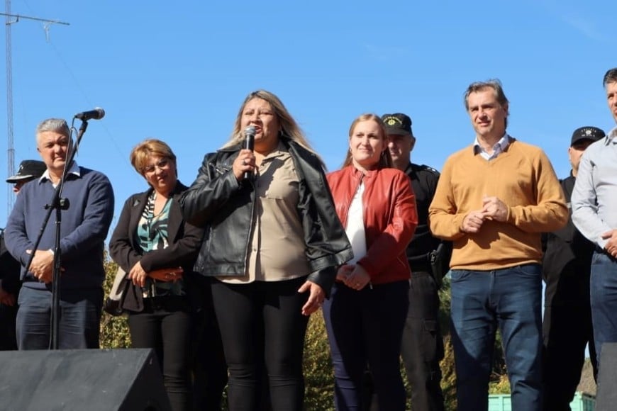 María de Luján Giménez, presidenta comunal de Casalegno.