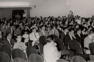 Función de Cine Club en el viejo Cine Roma. Foto: Archivo El Litoral