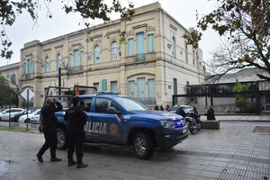 El herido fue llevado al hospital Cullen.