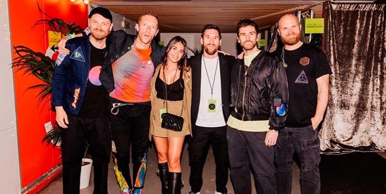 Furor en Barcelona por la presencia de Messi en el recital de Coldplay