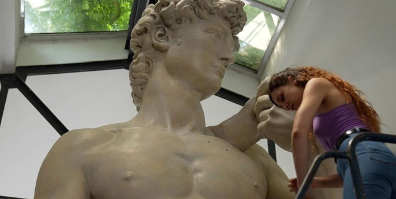 Al aire libre y en 3D: Chaco tendrá una réplica del "David" de Miguel Ángel