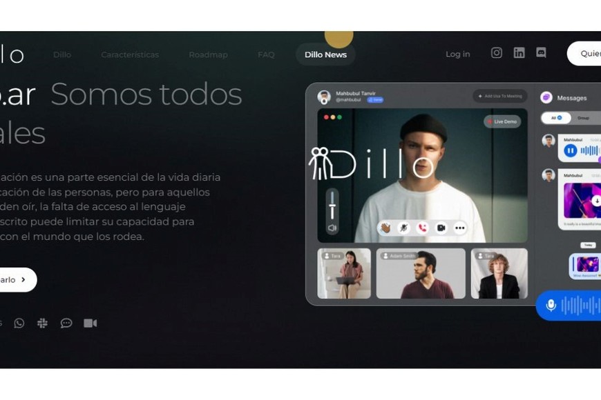 Dillo funciona de forma gratuita en una plataforma web accesible