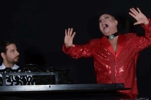 “Se armó una pequeña obra de teatro musical intimista”, explicaron los realizadores. Foto: Gentileza Gabriel Drago