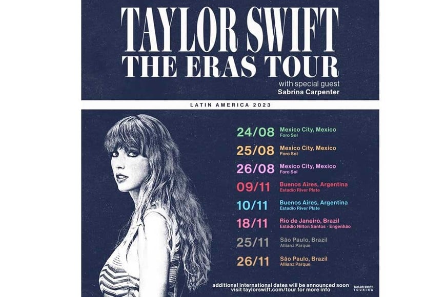 Taylor Swift vendra a la Argentina