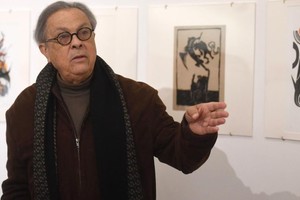 El curador, Luis Dolino. Foto: Alejandro Santa Cruz / Télam