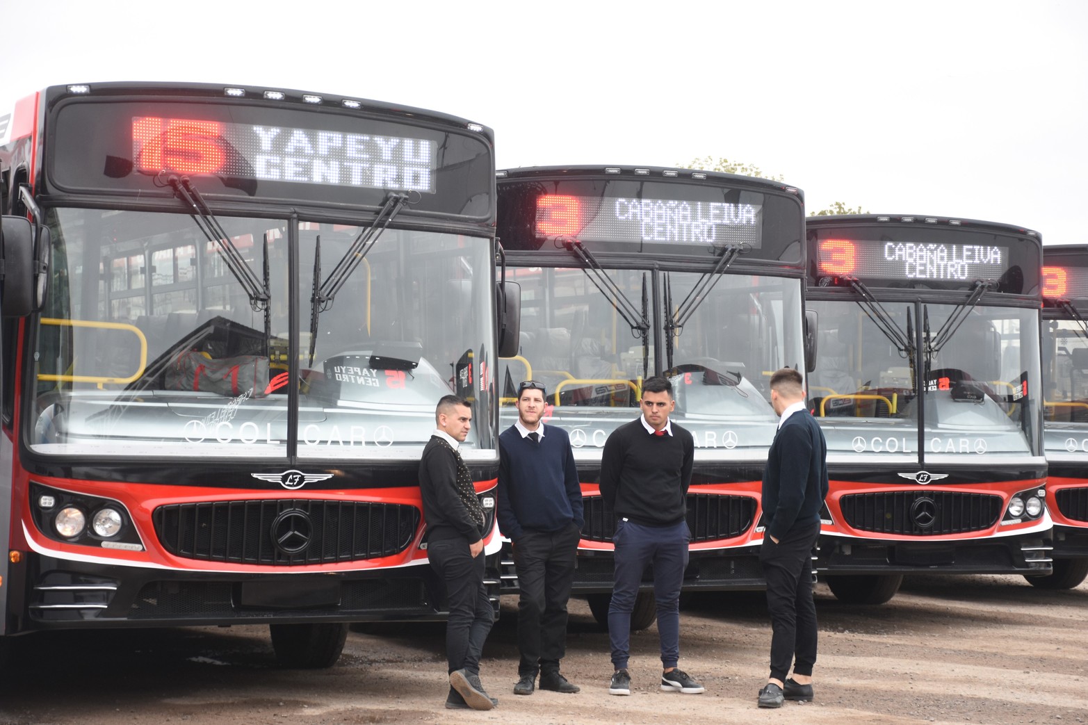 Se renuevan las unidades en el transporte urbano de Santa Fe. 
Fotos: Manuel Fabatía