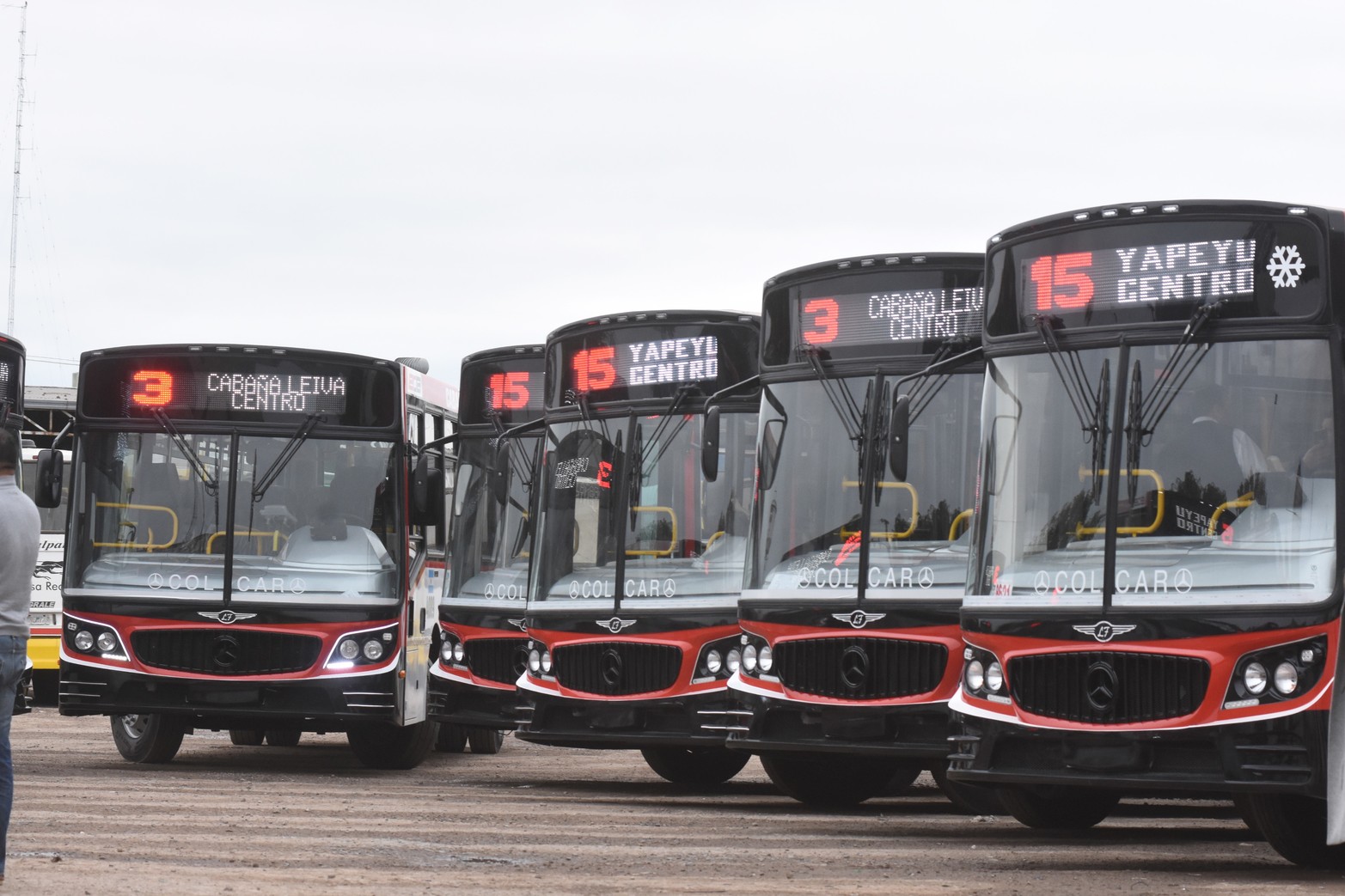 Se renuevan las unidades en el transporte urbano de Santa Fe. 
Fotos: Manuel Fabatía