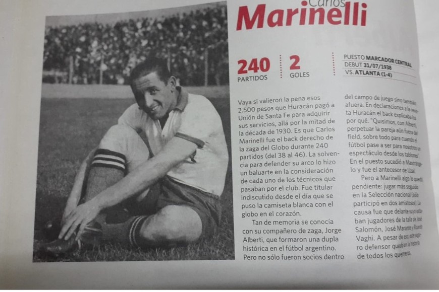 Eran otros tiempos. Los archivos de Carlos A. Marinelli en planteles de Unión y Huracán de Parque Patricios. Crédito: Gentileza Roberto Marinelli