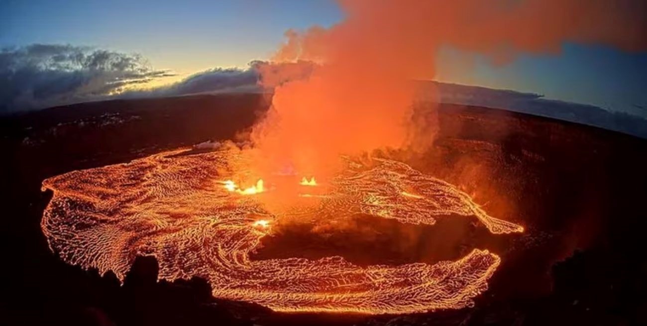 El volcán Kilauea de Hawái vuelve a erupcionar