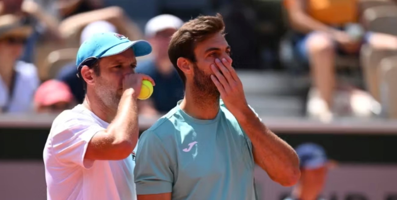 Roland Garros: el argentino Zeballos cayó junto a Granollers en semifinales de dobles