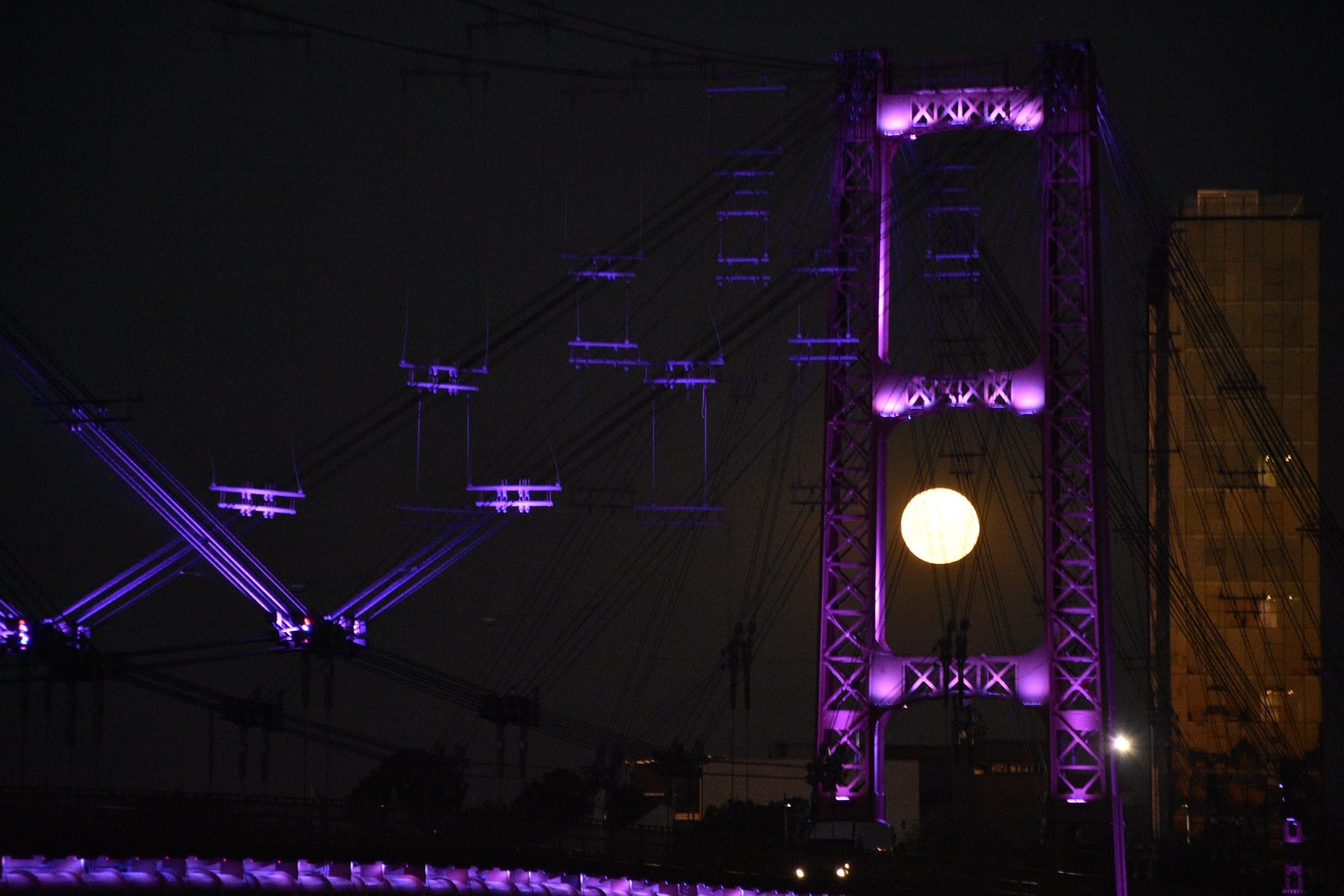 Luna roja en abril de 2020.