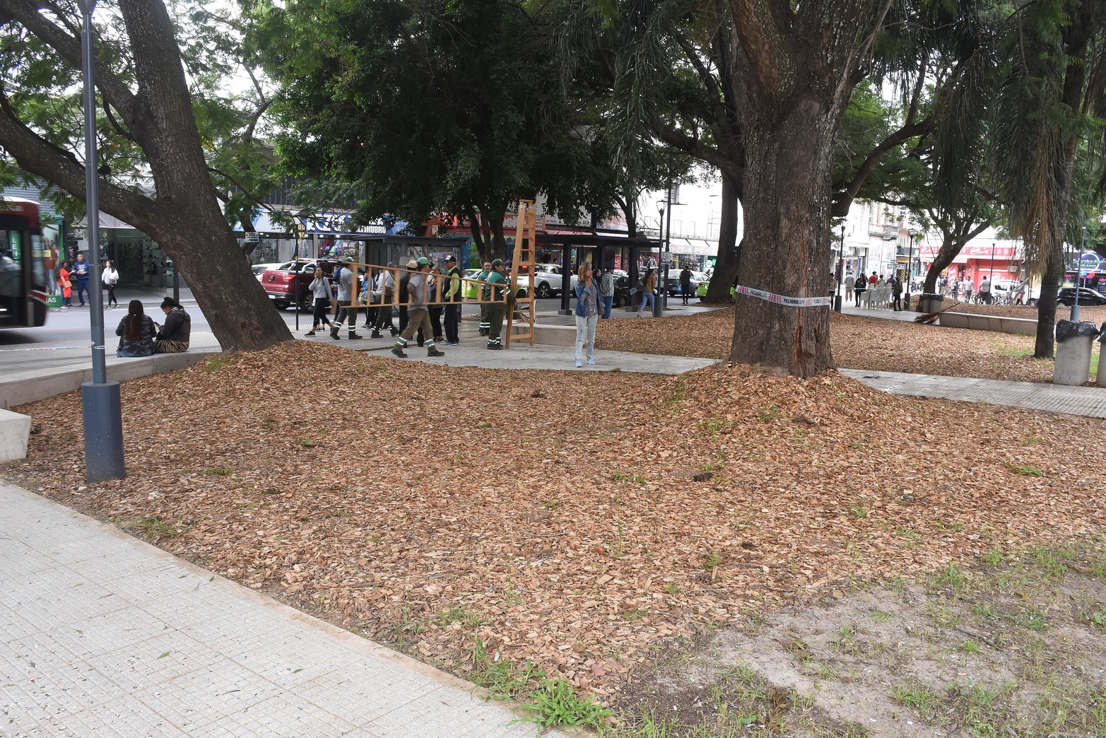 Remodelación de la Plaza del Soldado Argentino.
Foto: Guillermo Di Salvatore