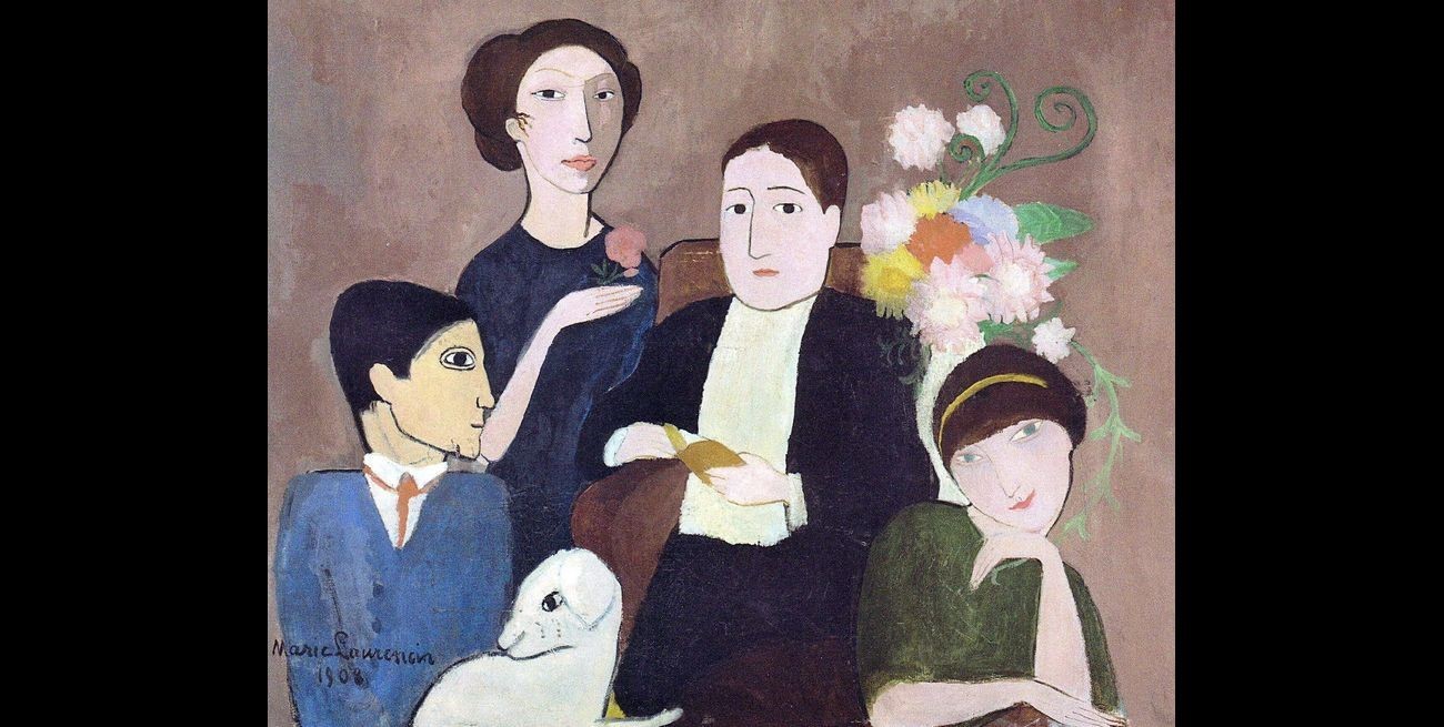 El famoso cuadro que entrelaza las historias de Picasso, Apollinaire y Marie Laurencin
