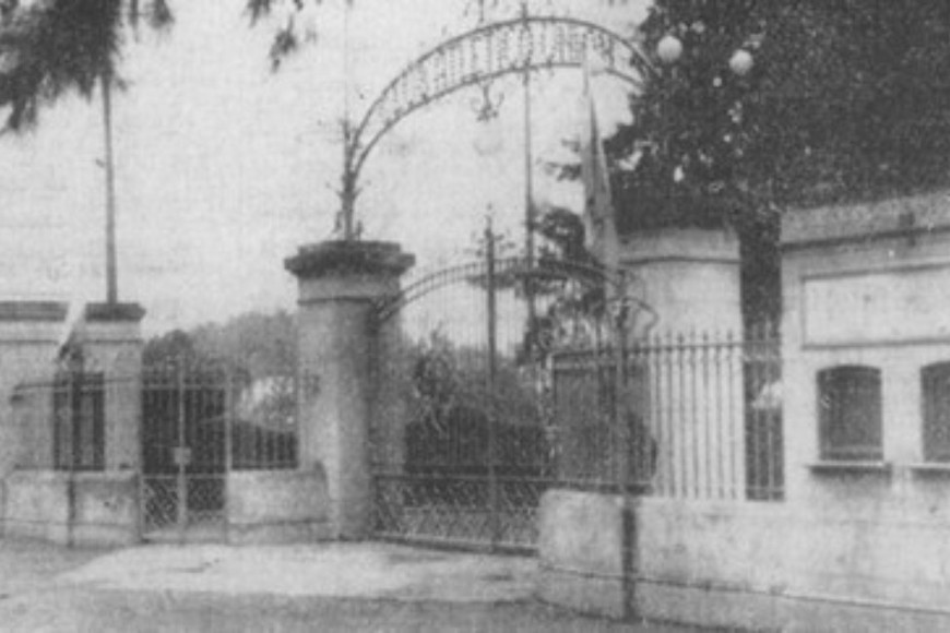 Así lucía el portón de Unión en 1939.