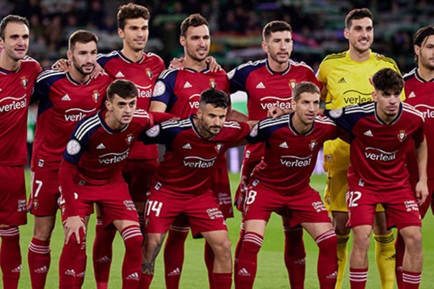 Parte del plantel actual del Osasuna
