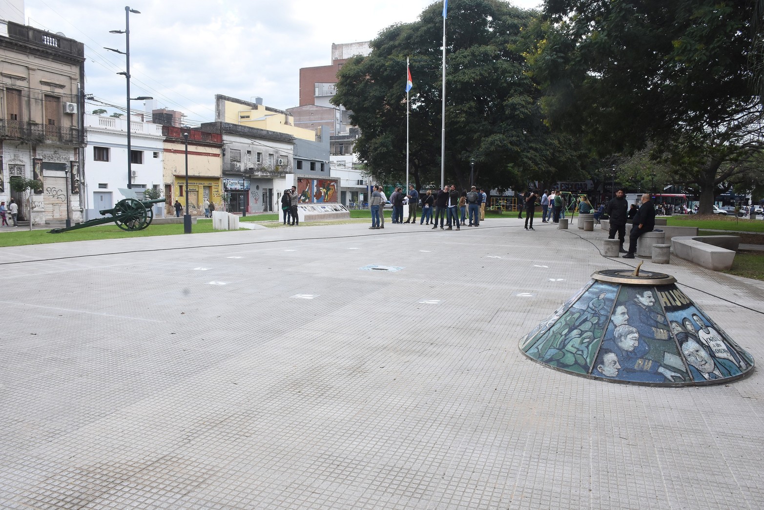 Remodelación de la Plaza del Soldado Argentino.
Foto: Guillermo Di Salvatore