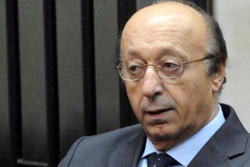 Luciano Moggi, ex dirigente y mánager de la Juventus