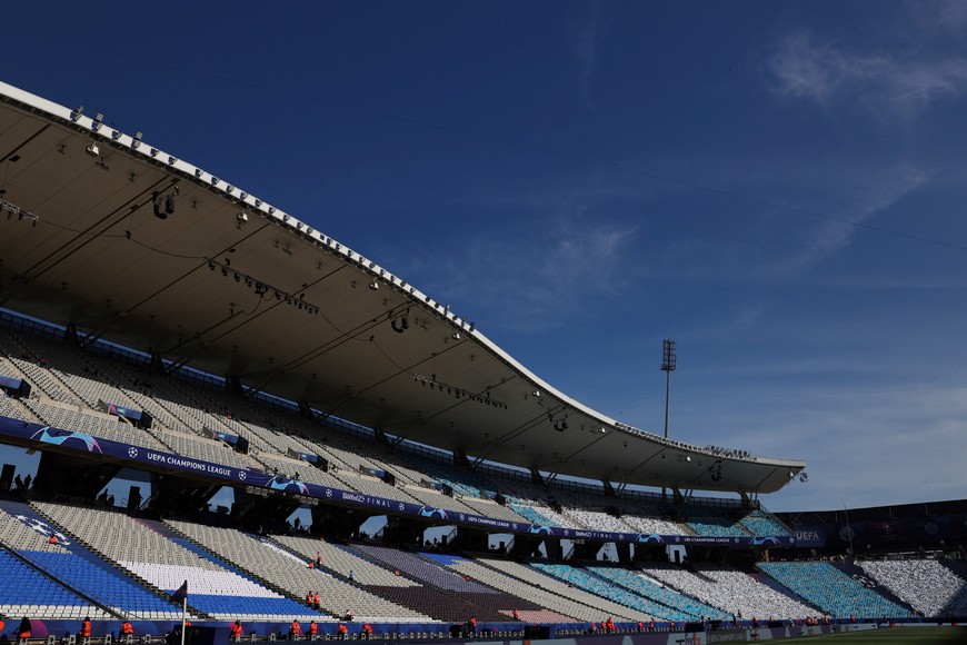 Soccer Football - Champions League Final - Manchester City v Inter Milan - Ataturk Olympic Stadium, Istanbul, Turkey - June 10, 2023
General view inside the stadium before the match REUTERS/Murad Sezer